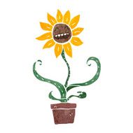 Cartoon Sunflower N40