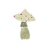 retro cartoon toadstool N3