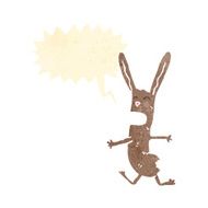 retro cartoon bunny rabbit
