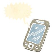 cartoon talking phone
