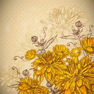 Beautiful floral background N7