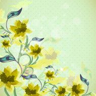 Beautiful floral background N11