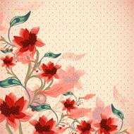 Beautiful floral background N12