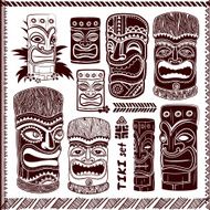 Vintage Aloha Tiki set