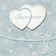Happy valentines day and weeding card