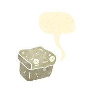 retro cartoon box character N2