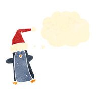 retro cartoon penguin N2