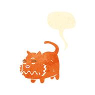 retro cartoon farting cat N2