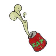 retro cartoon soda can N2
