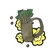 retro cartoon quiver of arrows