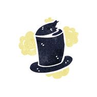 retro cartoon top hat N2
