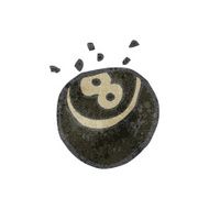 retro cartoon eight ball