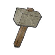 retro cartoon mallet