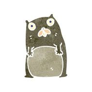 retro cartoon beaver N4