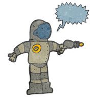 retro cartoon astronaut N2