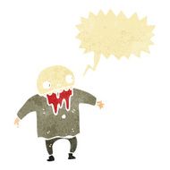 halloween ghoul retro cartoon