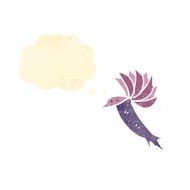 hummingbird retro cartoon N4