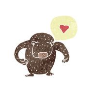 retro cartoon bear N4