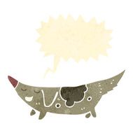 retro cartoon cute little dog N2