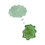 retro cartoon germ