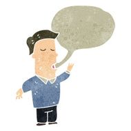 retro cartoon talking man N4