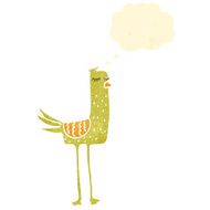 retro cartoon bird N2
