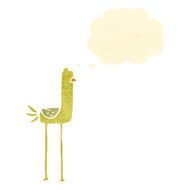 retro cartoon bird N3