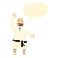 retro cartoon karate expert N2