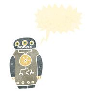 retro cartoon robot N2