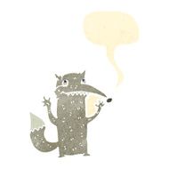 retro cartoon wolf N5