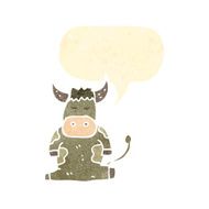 retro cartoon cow N4