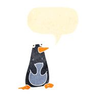 retro cartoon penguin N4