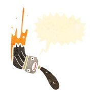 retro cartoon paint brush N3