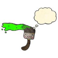 retro cartoon paint brush N4