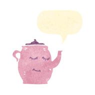 retro cartoon teapot N2