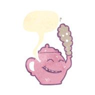 retro cartoon teapot N3