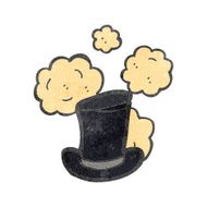 retro cartoon top hat N4