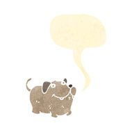 retro cartoon little dog N3