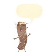 retro cartoon magical creature