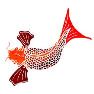 retro cartoon japanese fish N5