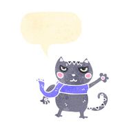 retro cartoon cat N6
