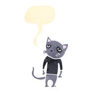 retro cartoon cat N8