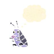 retro cartoon bug