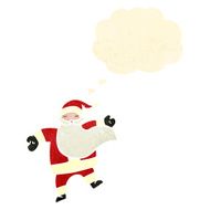 retro cartoon santa claus N2