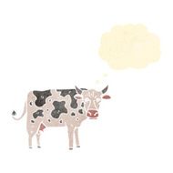 retro cartoon cow N5