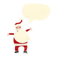 retro cartoon santa claus N5