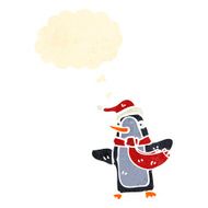 retro cartoon penguin N8