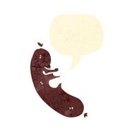 retro cartoon sausage N3