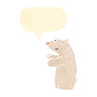 retro cartoon polar bear N2