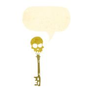 retro cartoon magic key N3